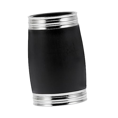 ULDIGI Glattes Stimmrohr für Klarinette Zweiteiliges Rohr Schwarzes Holz 50 Mm Länge für Hohen Ton Benutzerfreundlich