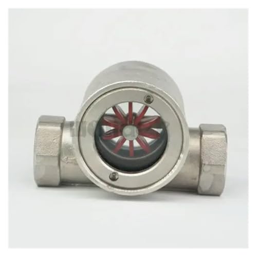 3/4" Female SS304 Stainless Steel Window Sight Flow Indicator With Impeller