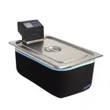 Allpax Sous Vide SV 2 Sparset, Sous Vide Set mit Thermostat, Gastronormbehälter aus Edelstahl, Deckel mit Aussparung & Isolierung, zum Sous Vide Garen von Fleisch, Fisch & Gemüse, 1500 W