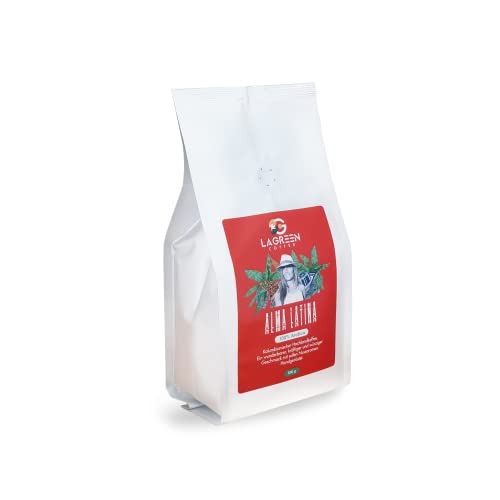Kolumbianischer Qualitäts-Hochlandkaffee Alma Latina 500g. Enthält Spende 1€/kg.