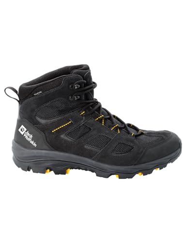 Jack Wolfskin Herren Vojo 3 Texapore Mid M, Black Burly Yellow Xt 2023, 43 EU