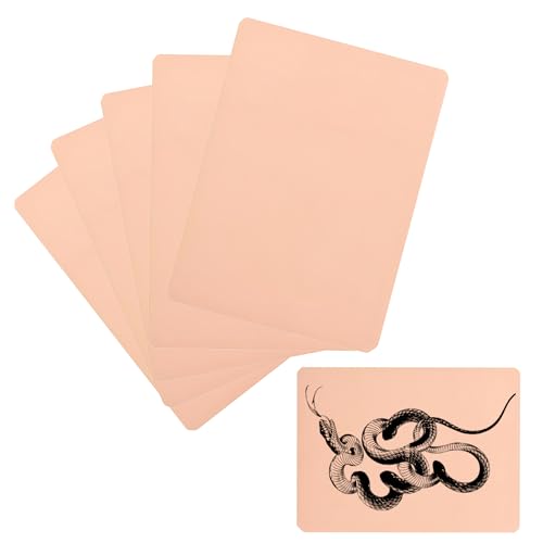 4 Stück Kunsthaut Tattoo Übungshaut,Übungshaut Tattoo,Tattoo Haut,Kunsthaut Tattoo 3mm,Tattoo Haut Zum Üben,Tattoo Übungshaut, Kunsthaut Für Tattoo Zubehör Tattoo Skin Fake Skin