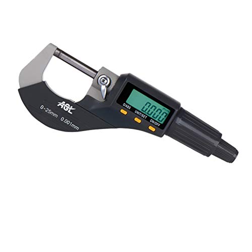 LwsCUiH Mikrometer Mikrometer 0-25mm / 0,001 mm Mikrometer Mikrometer 0,001 mm Mikrometer Spiralmikrometer