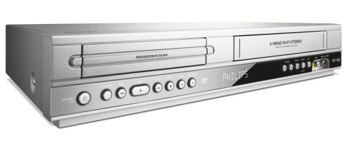 Philips DVP 3350 V / 02 DVD-Player / Video-Rekorder Kombination (DivX-zertifiziert) silber