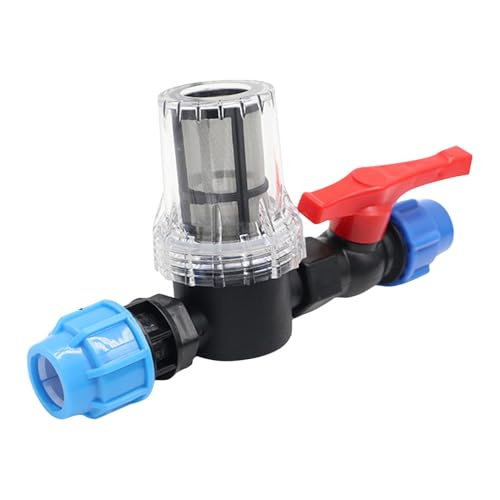 Barb Tee gerades Ventil, Tropfbewässerung, Schaltventil, robustes Tropfbewässerungsventil, Ventilabsperrung, abnehmbar, mehrere Größen, Wasserleitungen, Bauernhöfe, Plantagen, Gärten,