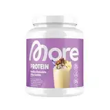 MORE Protein, Vanilla Chocolate Chip Cookie, 600 g, Mix aus Whey Konzentrat und Casein ideal zum Muskelaufbau und -erhalt, mit Laktase, geprüfte Qualität - made in Germany