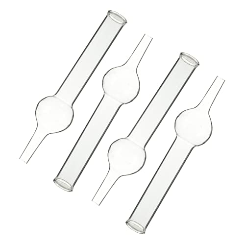 VILLFUL Trockenröhrchen Für Chemikalien 4er-pack Leichte Trockenröhrchen Aus Glas Für Schule Und Zuhause