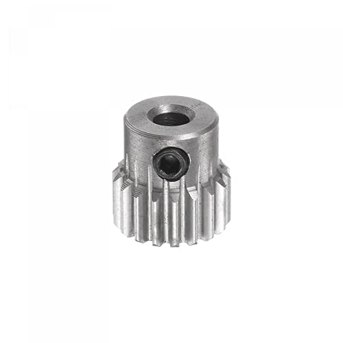 sourcing map Ritzel 3 mm Innenöffnung 18T 0,5 Modul Edelstahl Spur Diff Differentialmotor Getriebe RC Ersatzteile