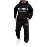 Mfhmom Trapstar Jogginganzug Herren Damen 2-Teilig Trapstar Tracksuit Y2K mit Hoodie und Jogginghose Hip Hop Streetwear Style Trapstar Fashion Trainingsanzug Unisex Kapuzenpullover Sportanzug