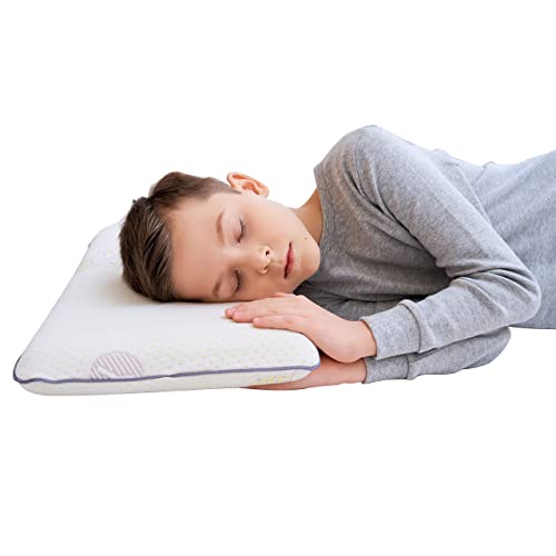 SIKAINI Gesundheit Kinder Kissen für Bett Schlafen Oeko-Tex Hypoallergenic Memory Schaum kinderkissen kopfkissen für Kinder (3-8 Jahre)