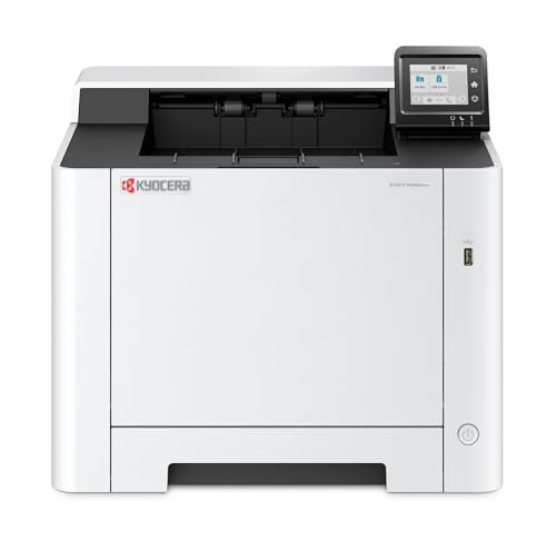Kyocera Ecosys PA2600cwx/Plus Laserdrucker Farbe. 26 Seiten pro Minute. Laserdrucker WLAN mit Mobile-Print, Farblaserdrucker mit Duplex und schwenkbarem Display. Inkl. 3 Jahre Full Service Vor-Ort