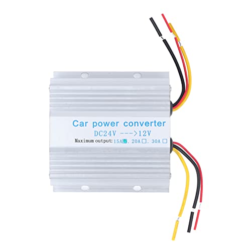 Buck-Transformator, Auto-Leistungswandler, Buck-Transformator, Spannungswechsler, Reduzierer, Regler DC24 V auf 12 V, 15 A, 180 W, Fahrzeug-Wechselrichter