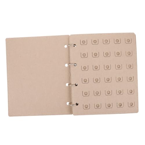 HAPINARY Schuhschnallen Aufbewahrungsbox, Schuhschnallen Displaybücher, Buchtyp Schnallen Organizer, Schuhanhänger Aufbewahrungs Charms Aufbewahrungs Organizer, Filz Organizer Buch, Filz