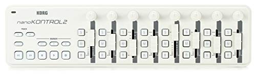 Korg NANOKONTROL2-WH USB-Controller mit 8 Kanälen Weiß