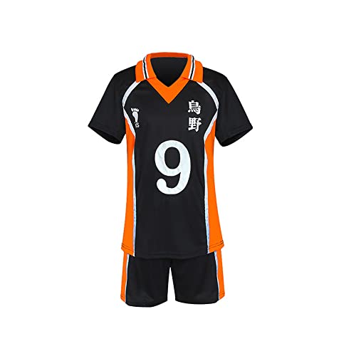 SOOYOOYOO Tobio Kageyama Cosplay Volleyball Sportbekleidung Bequeme und Belüftete Karasuno High School Trikots Uniform [Das Trikots Wird Nicht Verkauft Oder Von Tobio Kageyama Erstellt]