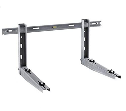 Halterung verstellbar Edelstahl 45 cm für Klimaanlage Tragkraft 160 kg.Zertifiziert TUV