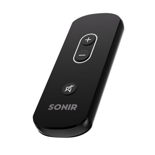 Fernbedienung – Robustes Aluminiumgehäuse, Elegantes Design, einfache Einrichtung – Kompatibel mit Sonos Arc Ultra, Arc SL, Beam (Gen 1 & 2), Ray, Amp (Gen 2), Playbase und Playbar (Schwarz)