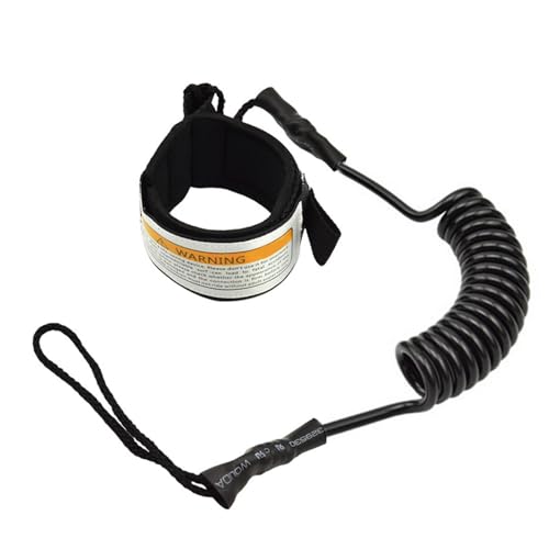 Missmisq Sups Leash Surfboard Leash Sups Surf Leine Aufgerollte TPU Seil Schlaufen Doppelwirbel Sicherheitsleine Surfbrettgurte Surfen Surfboard Leash Für Stand Up Paddle Board Surfboard