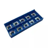 CNC-Hartmetall-Einsatz, Hartmetall-Einsätze SEHT 1204 AFFN-X83 H01 für Aluminiumverarbeitung, hohe Geradheit, starke Verschleißfestigkeit, 10 Stück