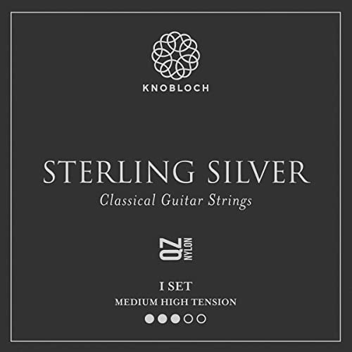 KNOBLOCH STRINGS THE ART OF VIBRATION 400SSQ STERLING SILVER QZ Nylon, mittlere Spannung 34.0