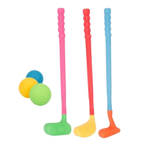 Generisch Kids Golf Set, Kleinkind Golfset, Kleinkind Golf Spielzeugset, Tragbare Outdoor -Sportspielzeug für Hinterhof Übung Familienspiel Nacht Garten Innenräume