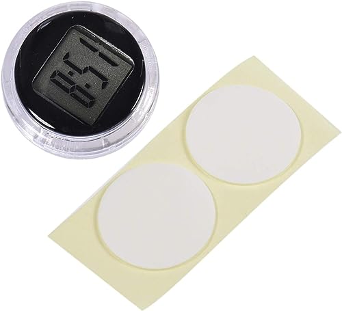 LNYMZD 1Pc Digitaluhr selbstklebend - wasserdichte Digitale Auto-Motorrad-Uhren - Auto-Digitaluhr zum Aufkleben,Motorraduhr,zum Aufkleben auf die Wand,Badezimmer,Küche,Instrumente,Uhren