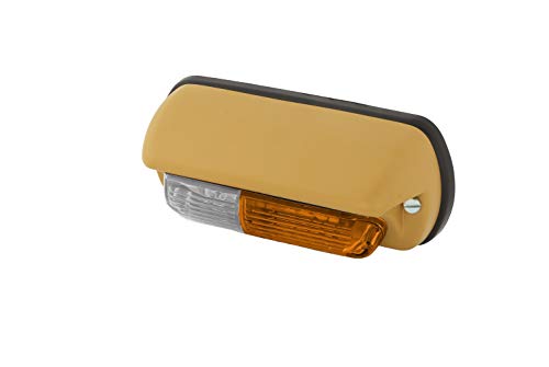 HELLA Blinkleuchte - Halogen - 6/12V - Einbau/geschraubt - Lichtscheibenfarbe: gelb - Stecker: Crimpkontakt - links - Menge: 1 - 2BE 001 278-011