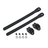 TUKEVA 2 Stück Ersatz Skates Strap Skate Riemenschnalle Roller Ersatz Skate Strap Schlittschuhschnalle Zubehör Für Skateschuhe mit Schraubenmutter Schnalle für Außen Skating Teile (Schwarz)