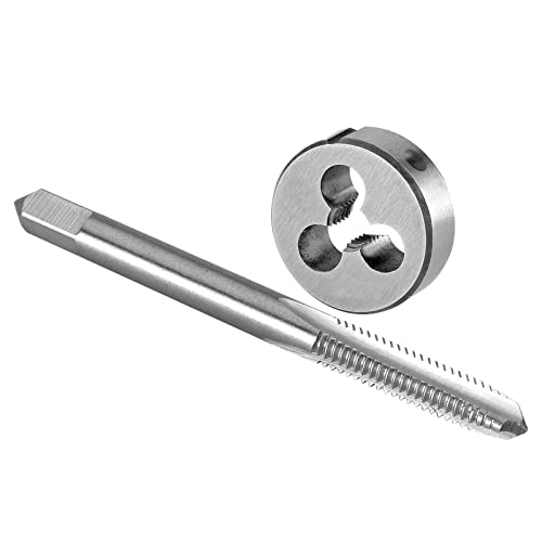Gewindeschneidschneideisen, Rundschneideisen, M1,7 x 0,35 Gewindebohrer- und Schneideisensatz Rechtsgewinde, M1,7 x 0,35 Maschinengewindebohrer und Rundschneideisen