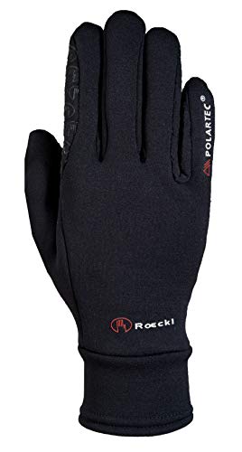 Roeckl Sports Reithandschuh Warwick, Freizeit Winter Handschuh, Schwarz 7.5