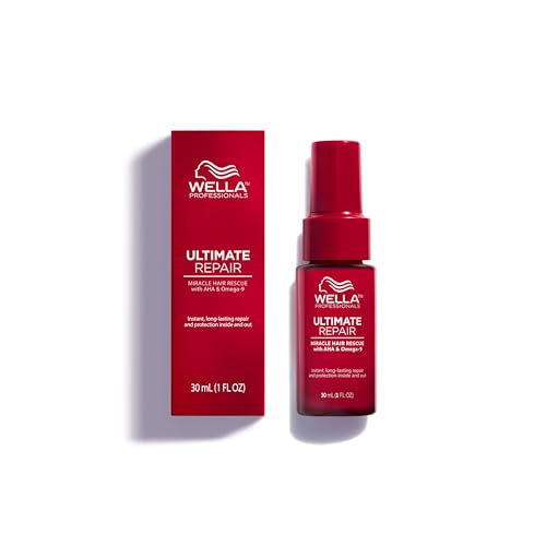 Wella Professionals Ultimate Repair Miracle Hair Rescue Haar Serum – reparierende 90 Sek. Haarkur ohne Ausspülen – entwirrendes Spray mit Anti Frizz und Anti Spliss Wirkung – 30 ml