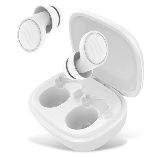 IDE11 Q2Pro-Zertifizierte Ohrstöpsel zum Schlafen, 35dB Wiederverwendbare Gehörschutz Geräuschreduzierende Ohrstöpsel für Schlaf, Reisen, Konzert, Konzentration - mit 7 Ultraweiche Spitzen in XS/S/M/L