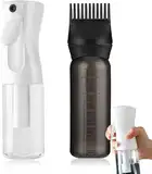 2 Stück Haaröl Applikator, 170ml Hair Oil Applicator, Wurzelkamm Applikatorflasche, 200ml Sprühflasche Haar, Applicator Bottle mit Abgestufter Skala, Flasche Haare für Hair Oiling Colorationen