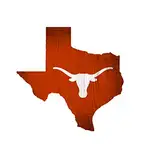 Fan Creations Texas Longhorns Team Color Logo State 30,5 x 30,5 cm