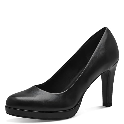 Tamaris Damen Pumps Stilettoabsatz Vegan; Black MATT, EU 39