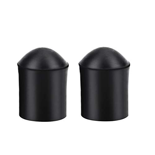 Double Bass Endpin Protector - 2 Stück Double Bass Endpin Rubber Tip Stopper Schwarzes Protector Endkappenzubehör