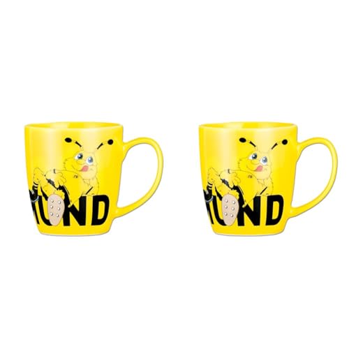 Borussia Dortmund, Keramik, BVB-EMMA-Tasse (Packung mit 2)