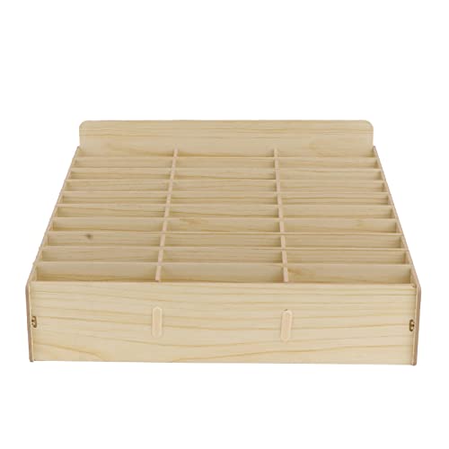 Ciieeo 1 Stück Karton Handy Aufbewahrungsbox Nagelaufkleber Halskettenhalter Telefonständer Holz Telefonregalbox Telefon-aufbewahrungsbox Aus Holz Gitter Telefonkonferenz Büro Hölzern