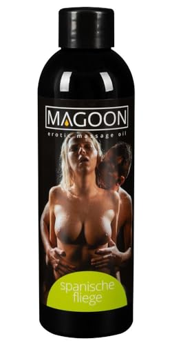 Magoon Massageöl Spanische Fliege 200 ml - aphrodisierendes Massage-Öl für Frauen und Männer, Qualitäts-Öl mit Gleitfähigkeit, leichtes einführen