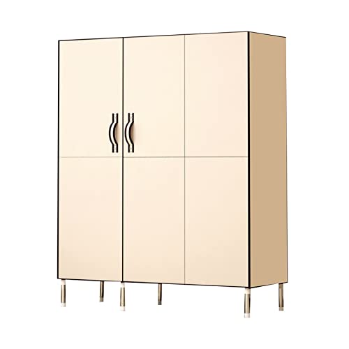 Tragbarer Kleiderschrank aus Stoff für Schlafzimmer, Arbeitszimmer und Garderobe, Mehrzweck-Aufbewahrungsschrank mit faltbarem Design