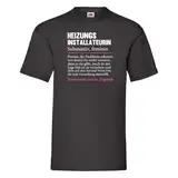Heizungsinstallateurin | Beruf | Spruch | Heizung v2 T-Shirt Schwarz - L