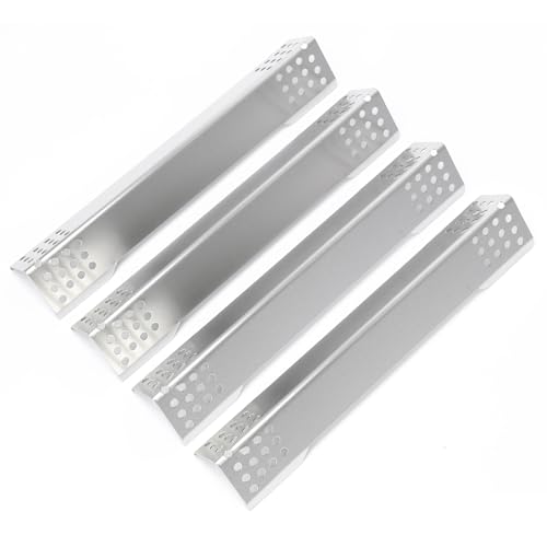 Denmay 40cm Edelstahl Brennerabdeckung Ersatzteile für Rösle Videro G2, G4, G6, Sansibar Serie, 1,0 mm Edelstahl Aromaschienen für Rösle Videro G3, G3-S, G3-S Nero, Vario+, 4 Stück