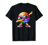 LED 70s Disco Ball Dabbing Sunglasses Nightclub Dance Party T-Shirt