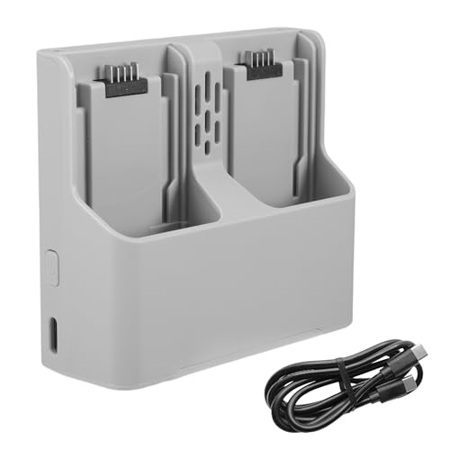 Akku Ladegerät für DJI Neo, Zwei-Wege-Ladestation für Drohnen-Akkus, Akkuladestation, Charger Hub Schnell-Ladestation für Neo Intelligent Flight Akku mit Ladekabel Zubehör