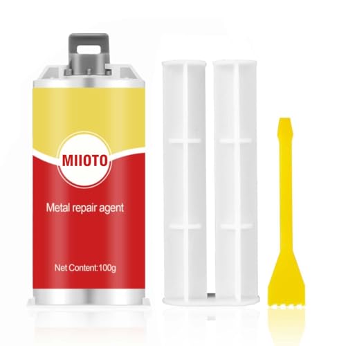 Metal Repair Paste, Metal Repair Super Adhesion, Metallreparaturmittel, AB Kleber, Hochfestigkeitsschweißkleber, Metall Reparatur Paste zum Reparieren Gussfehler Verwendet (1)