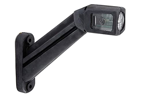 HELLA 2XS 011 744-021 Umrissleuchte - Begrenzungsleuchte - Anhänger - LED - 12/24V - ECE/ADR/GGVS - Kabel: 500mm - Stecker: EasyConn - 2-polig - rechts/seitlicher Anbau