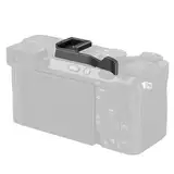 SMALLRIG Daumengriff für Sony Alpha 7C II/Alpha 7CR / Alpha 7C, ergonomisches Design, integrierter Blitzschuh, für Licht, Mikrofon, Gewicht nur 8 g (schwarz) – 4820