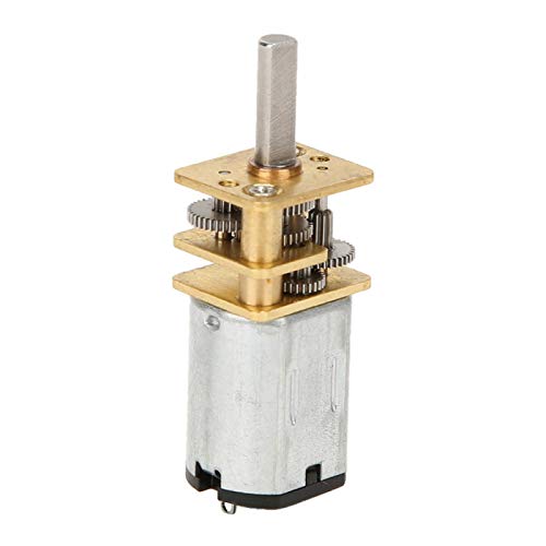 Eddwiin Getriebemotor S-Peed Reduction Hohe Qualität mit Metallgetriebe GA12-N20 DC 12V 60/500/1000RPM(500RPM)