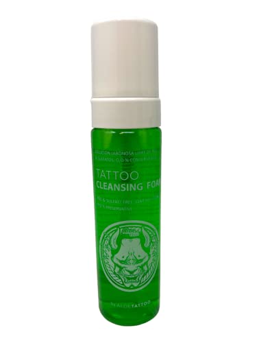 ALOE Green Soap Cleansing Foam 220ml - Grüne Seife Reinigungsschaum - TATTOO abwischen/reinigen - INKgrafiX® Deutschland - PROFI STUDIO - IG42262 - vegan