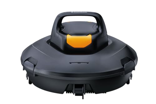 Steinbach Poolrunner ONE RXB 150 – 061503Y – Kabelloser Bodensauger für Pools mit bis zu 15 m² Bodenfläche – Bis zu 110 Minuten Akkulaufzeit – Auch für Salzwasser geeignet